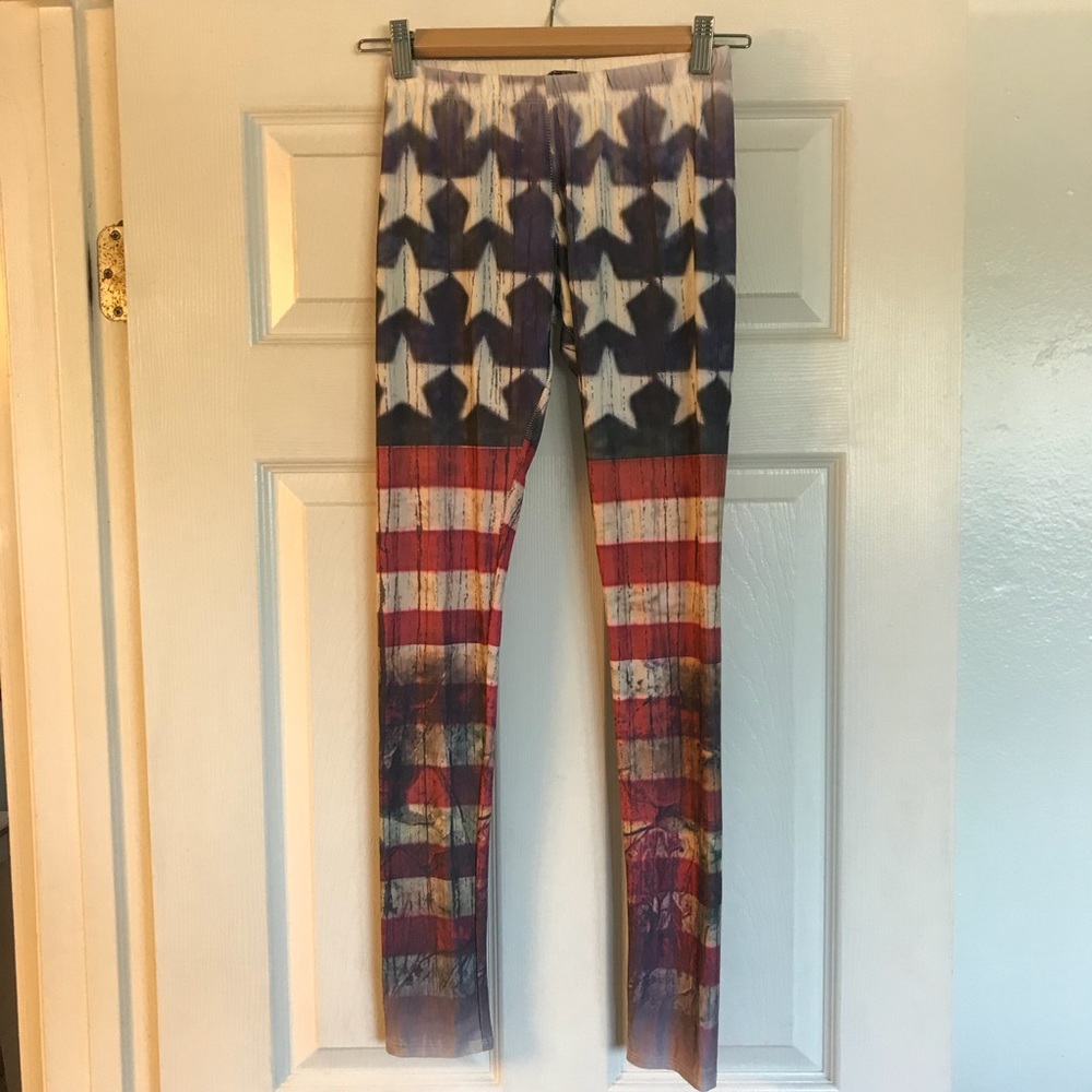 American flag leggings